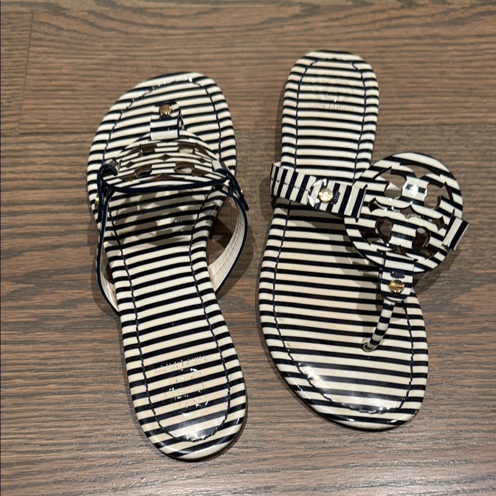 Tory Burch Miller Patent Leather Sandals